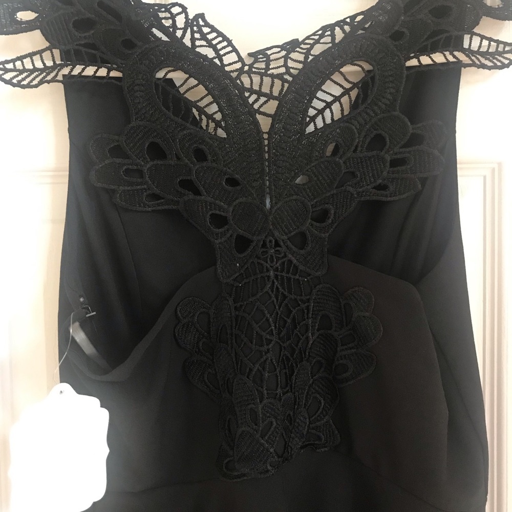 Black cocktail dress
